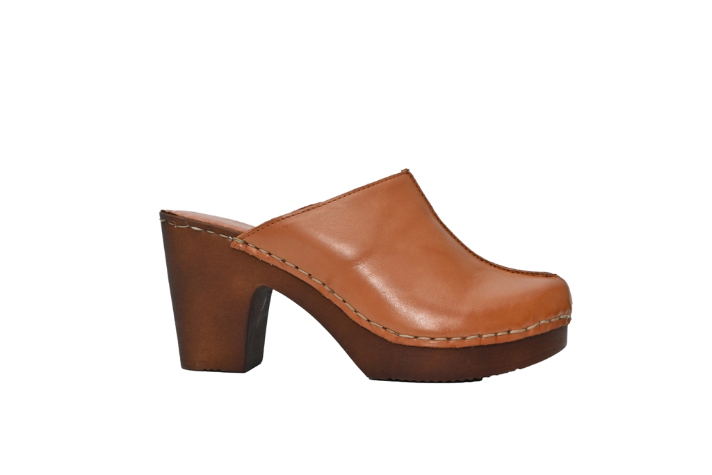 Sabeaux in pelle con tacco