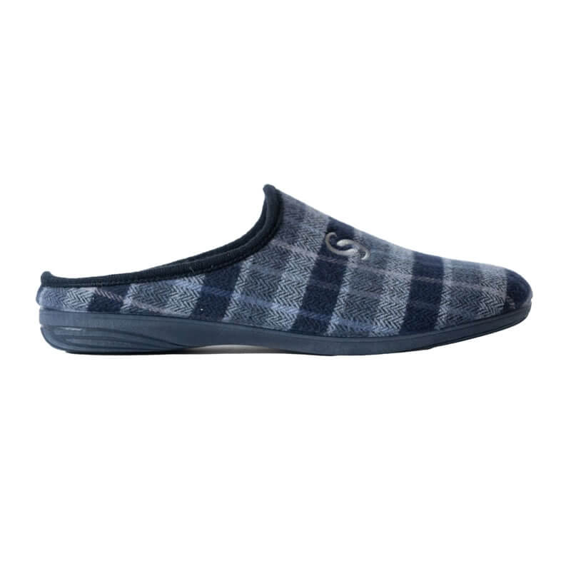 PANTOFOLE UOMO INVERNALI BLU