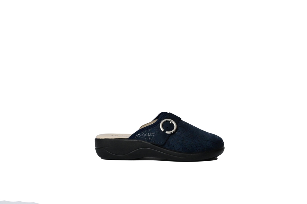 CLIAWALK PANTOFOLE DONNA INVERNALI BLU