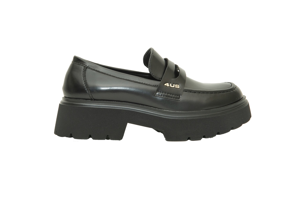 mocassino donna black