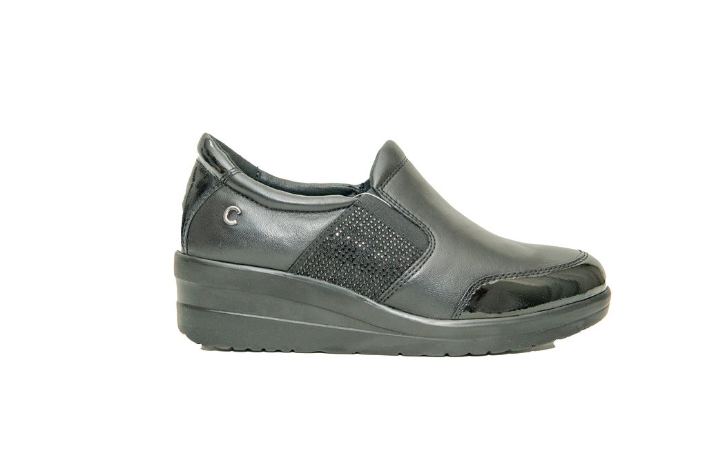 mocassino linea comoda con elastici laterali