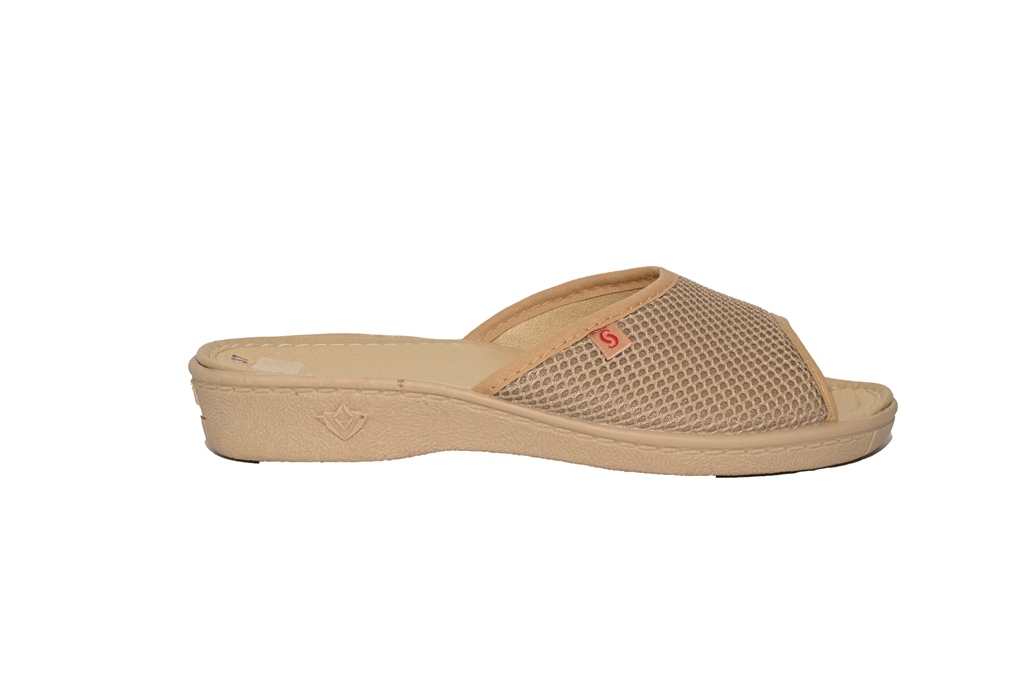 pantofole una fascia beige