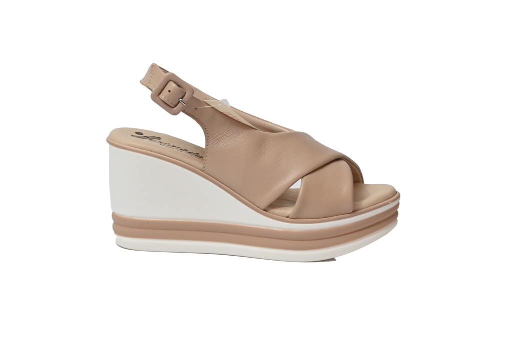sandaloi con zeppa fard