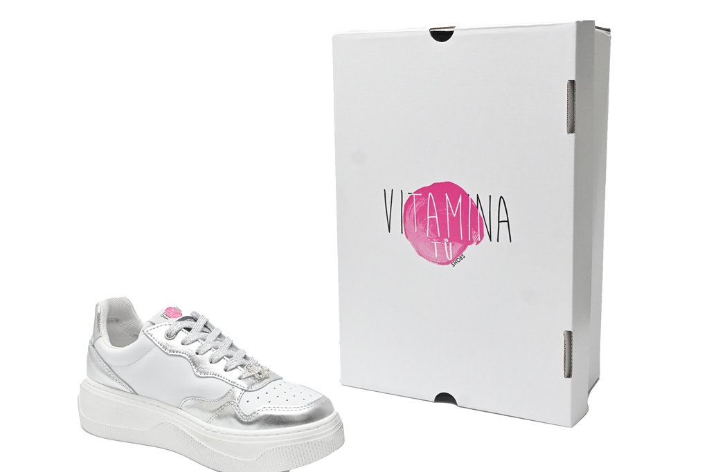 sportivo ragazza bianco/argento