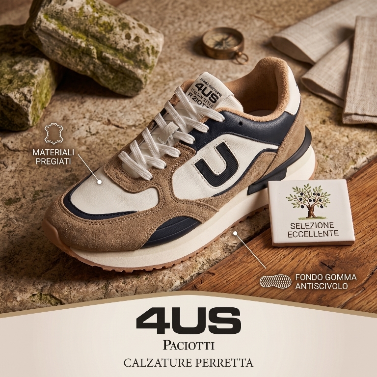 ginnico stringato sand navy